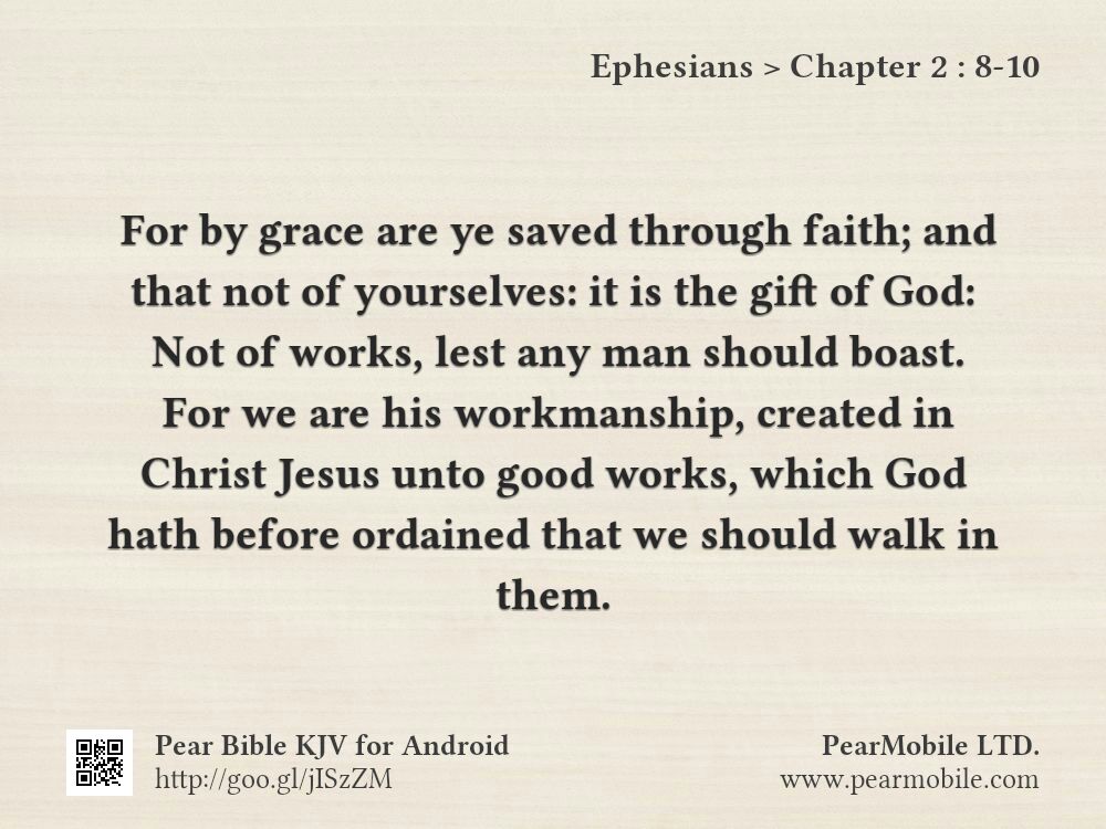 Ephesians, Chapter 2:8-10